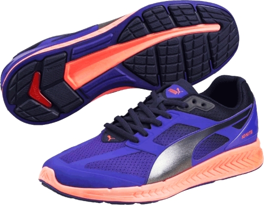 Кросівки бігові Puma 188041 01 Ignite - Deep Blue-Team Italia Navy-Fluorescent Peach чоловічі розмір 47 (US 12.5) осінь-зима фіолетовий текстиль/гума - 5