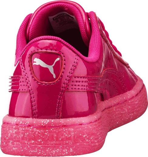 Кеди Puma 362461 01 Junior Basket Patent Iced Glitter Jr жіночі розмір 36 (US 5) весна-літо червоний - 3