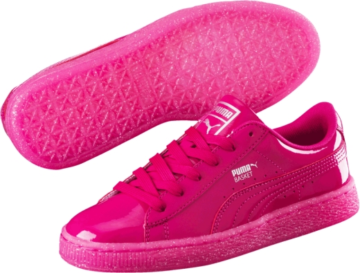 Кеди Puma 362461 01 Junior Basket Patent Iced Glitter Jr жіночі розмір 36 (US 5) весна-літо червоний - 4