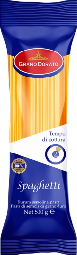 Макарони Grano Dorato Спагетті Spaghetti тверді сорта пшениці 500 г - 2