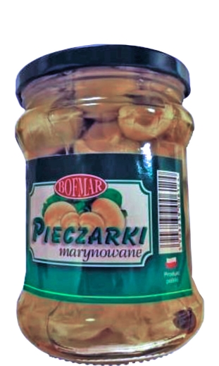 Печериці Bofmar мариновані цілі 460 г скло - 2