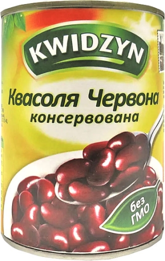 Квасоля Kwidzyn Червона консервована 400 г метал. ключ - 1