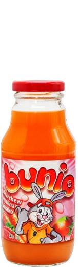 Сок Bunio Морковь малина яблоко 0,33 л стекло - 1