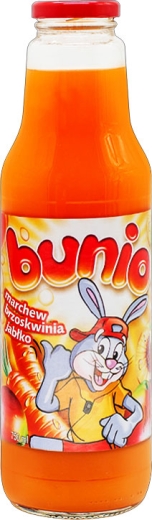 Сок Bunio Морковь персик яблоко 0,75 л стекло - 2