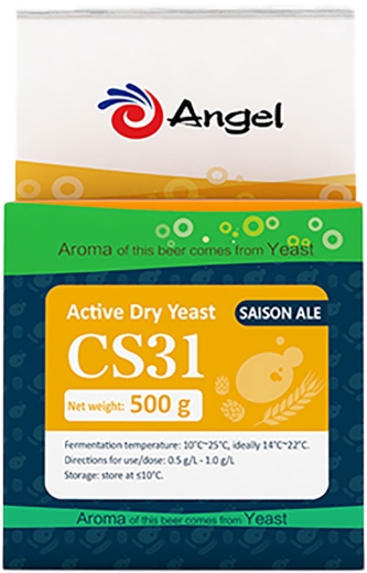 Дрожжи Angel CS-31 Ale Yeast Эль верховые Ангел Китай (T-58, М41, BE-134) 0,5 кг - 1