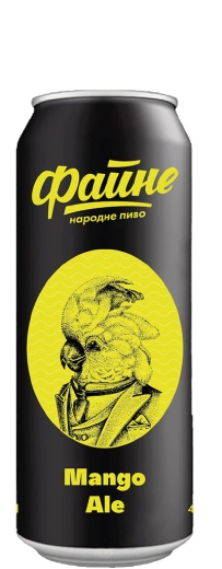 Пиво Файне Mango Ale 13,0 % Манго Ель Fine Beer 4,5 % can (ж/б) 0,5 l (л) - 1