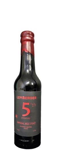 Пиво Lemberger Imperial Milk Stout 18,0 % Молочный Стаут Лембергер Beer 7,7 % glass (стекло) 0,33 l (л) - 2