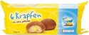 Тістечко Krapfen наповнювач заварний крем 240 г 6 шт - 1