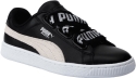 Кросівки Puma 364082-01 Basket жіночі розмір 39 (US 8) весна-літо чорні/білі шкіра/текстиль - 2