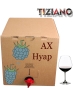 Вино столове Tiziano АХ Наур Червоне напівсолодке ожина і малина Тіціано Red Semi-Sweet Wine 10 л бегінбокс в картоні - 2