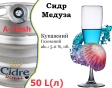 Сидр купажний Cidre Royal Медуза розливний Jellyfish Cider Роял alc. 5,0 % кег 50 л - 1