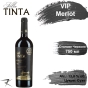 Вино столове Villa Tinta VIP Мерло ординарне сухе червоне сортове Merlot 0,75 л стекло - 1