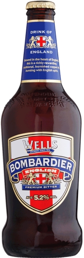 Пиво Bombardier красное Wells 0,5 л стекло - 1
