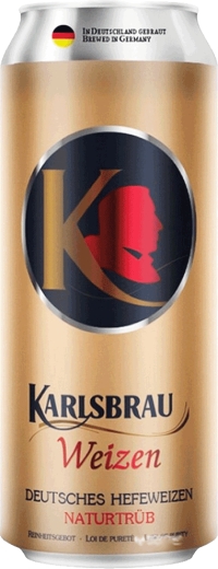 Пиво Karlsbrau Weizen світле пшеничне 0,5 л ж/б - 1
