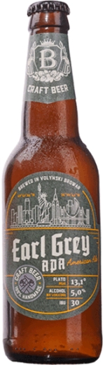 Пиво Волинський Бровар світле Earl Grey Apa 0,35 л скло - 1
