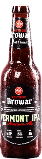 Пиво Волинський Бровар світле Vermont Ipa 0,35 л скло - 1