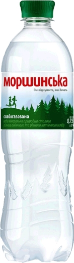 Вода Моршинська мінеральна слабогазована 0,75 л ПЕТ - 1