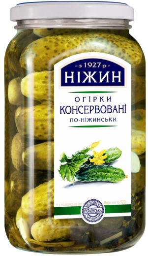 Огірки Ніжин по-ніжинських 920 г - 1