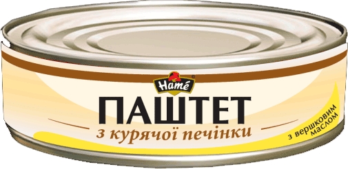 Паштет Hame Куряча печінка з вершковим маслом ж/б 240 г - 1