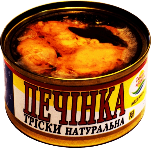 Печінка тріски консервована Домашні продукти 100 г ж/б - 1