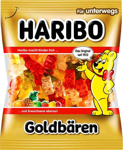 Цукерки Haribo Золоті Ведмеді Goldbaren жувальні 250 г - 1