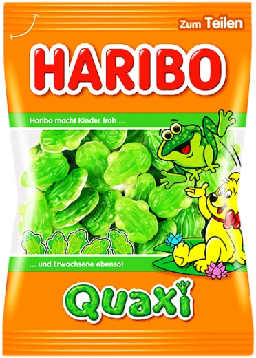 Цукерки Haribo Жабки Quaxi Froschle жувальні 200 г - 1
