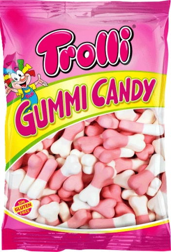 Цукерки Trolli Кісточки Gummi Candy жувальні 1000 г - 1