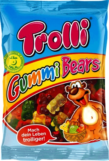 Цукерки Trolli Ведмеді Gummi Bears жувальні 50 г - 1