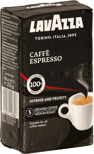 Кава Мелена LAVAZZA ESPRESSO FORTE Arabica+Robusta 250 г - 1