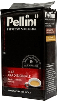 Кава Мелена Pellini Espresso SUPERIONE Arabica+Robusta 250 г - 1