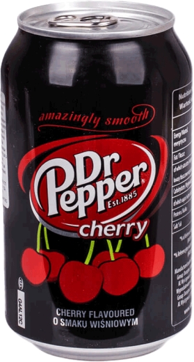 Dr. Pepper Cherry Доктор Пеппер Вишня напій сильногазований 330 мм - 1