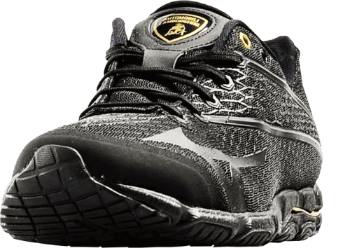 Кросівки Mizuno 44 GA166801 Wave Kuryu Lamborghini чоловічі розмір 43 (US 9) весна-літо чорні/сірі сітка/текстиль/гума - 3
