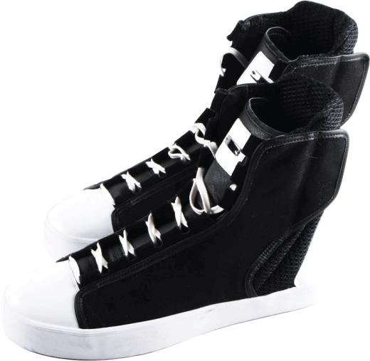 Кеди Adidas SLVR V20725 SLVR Men's High Top Sneakers чоловічі розмір 43 (US 9) весна-літо чорний / білий - 1