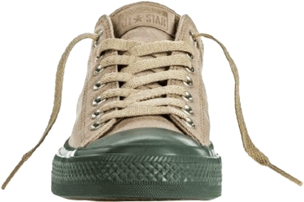Кеди Converse 155705C Chuck Taylor All Star II Ox унісекс розмір 42 (US 8) весна-літо бежевий/зелений текстиль/гума - 2