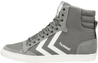 Кеди Hummel 64-188 2637-1 Slimmer Stadil Herringbone High унісекс розмір 42 (US 8) весна-літо сірий/білий замша/текстиль/резина - 2