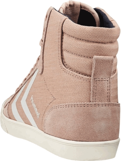 Кеди Hummel 64-188 3424-1 Slimmer Stadil Herringbone High унісекс розмір 36 (US 5) весна-літо бежевий/білий текстиль/резина - 3