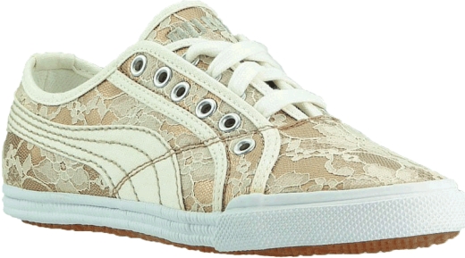 Кросівки міські Puma 347217 02 Ballerina Mini Crete Lace's Freizeitschuhe Sommer жіночі розмір 37 (US 4) осінь-зима бежевий текстиль/гума - 1