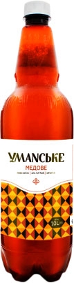 Пиво Умань Медовое 14,0 % Уманское Светлое Uman Lager Honey Beer 6,0 % ПЭТ 1,0 л - 1