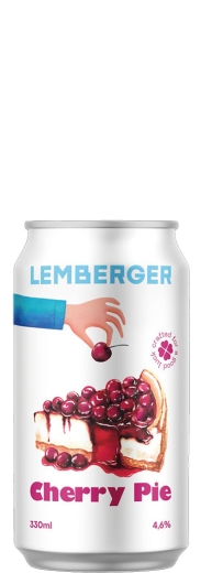Пиво Lemberger Cherry Pie 15,0 % Вишнёвый пирог Лембергер Beer 4,6 % can (ж/б) 0,33 l (л) - 1