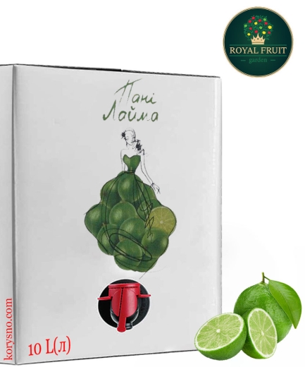 Сидр Пані Лайма купажний тихий міцний Royal Fruit Ms. Lime alc. 8,4 % об. BiB 10 L (л) - 1
