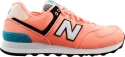 Кросівки New Balance WL574ASA. Art School жіночі розмір 42 (US 9.5) весна-літо персикові/білі/блакитні тканина/синтетика - 1