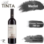 Вино столовое Villa Tinta Мерло ординарное сухое красное сортовое Merlot 0,75 л стекло - 1