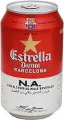 Пиво Estrella безалкогольное Damm Barcelona N/A 0,33 ж/б Пиво Estrella безалкогольное Damm Barcelona N/A 0,33 ж/б