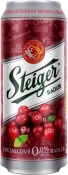 Пиво Steiger безалкогольное розовое N/A Radler Brusnica брусника 0,5 л ж/б Пиво Steiger безалкогольное розовое N/A Radler Brusnica брусника 0,5 л ж/б