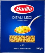 Макароны Barilla № 045 Гладкие Наперстки Ditali Lisci 500 г Макароны Barilla № 045 Гладкие Наперстки Ditali Lisci 500 г