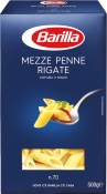 Макароны Barilla № 070 Перья Ребро Маленькое Mezze Penne Rigate 500 г Макароны Barilla № 070 Перья Ребро Маленькое Mezze Penne Rigate 500 г
