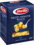 Макароны Barilla № 084 Пол Рукава Ребро Mezze Maniche Rig 500 г Макароны Barilla № 084 Пол Рукава Ребро Mezze Maniche Rig 500 г