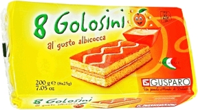 Пирожное Golosini с абрикосом 8 шт Пирожное Golosini с абрикосом 8 шт