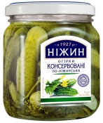 Огурцы Консервированные по-Нежински Нежин 450г Огурцы Консервированные по-Нежински Нежин 450г