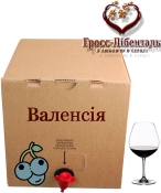 Вино столовое Гросс-Либенталь Валенсия Смородина красное полусладкое Semi-Sweet Wine 10 л бегинбокс в картоне Вино столовое Гросс-Либенталь Валенсия Смородина красное полусладкое Semi-Sweet Wine 10 л бегинбокс в картоне